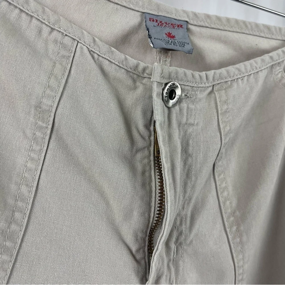 Vintage Silver Jeans Canada Size 30 Wide Leg Canvas Cargo Pants Y3K Baggy Loose